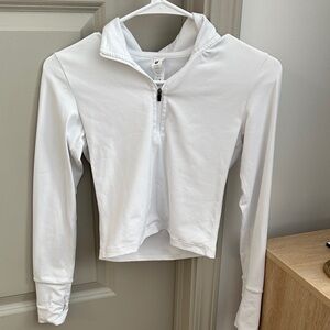 Paragon Fitwear Sedona 1/4 Zip Crop -White S